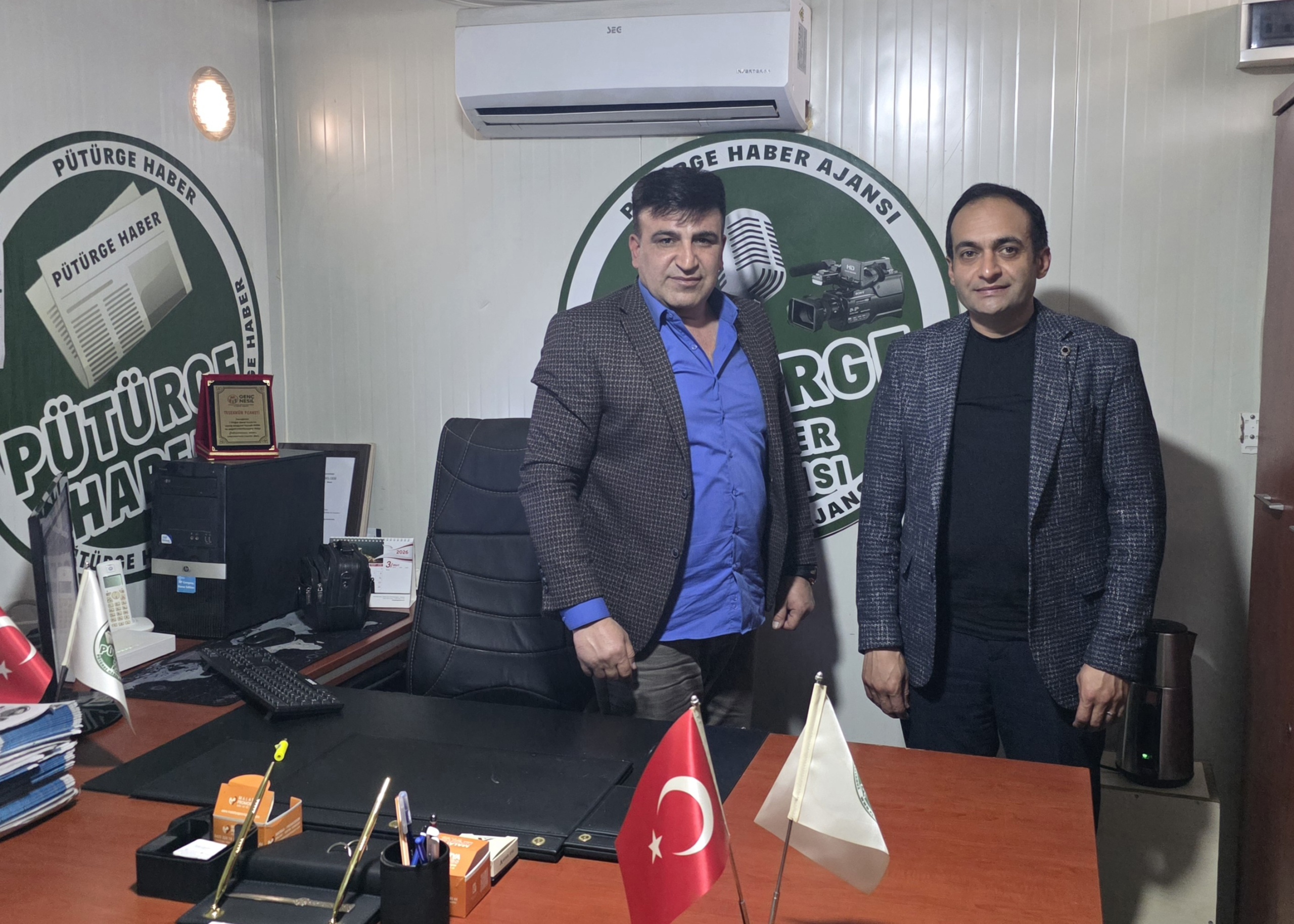 İŞ ADAMI MEHMET AKAY’DAN PÜTÜRGE HABER AJANSI’NA ZİYARET 