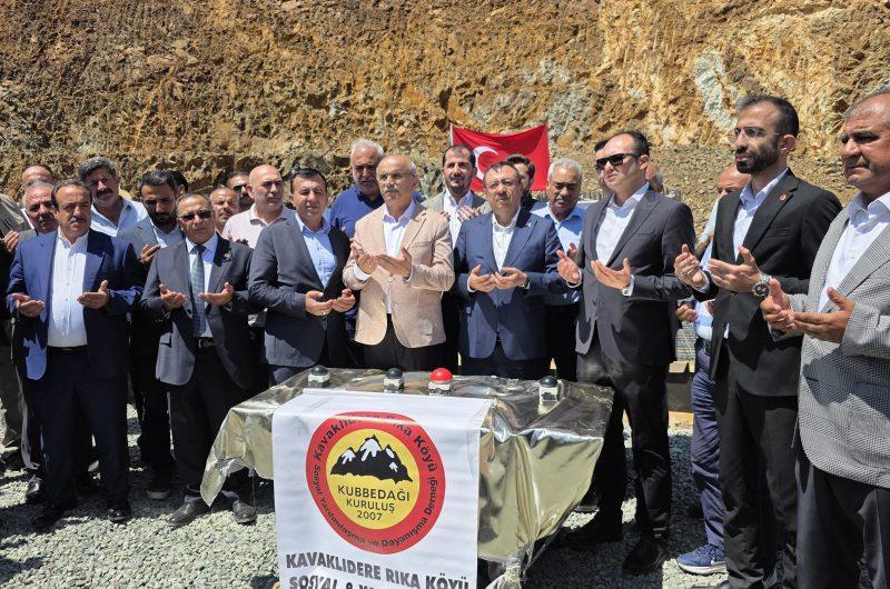 KUBBE DAĞI KAVAKLIDERE (RIKA) CAMİİ TEMEL ATMA TÖRENİ 