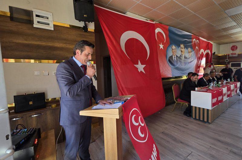 MHP PÜTÜRGE İLÇE KONGRESİ’NDE AHMET ASLAN İLÇE BAŞKANI SEÇİLDİ 