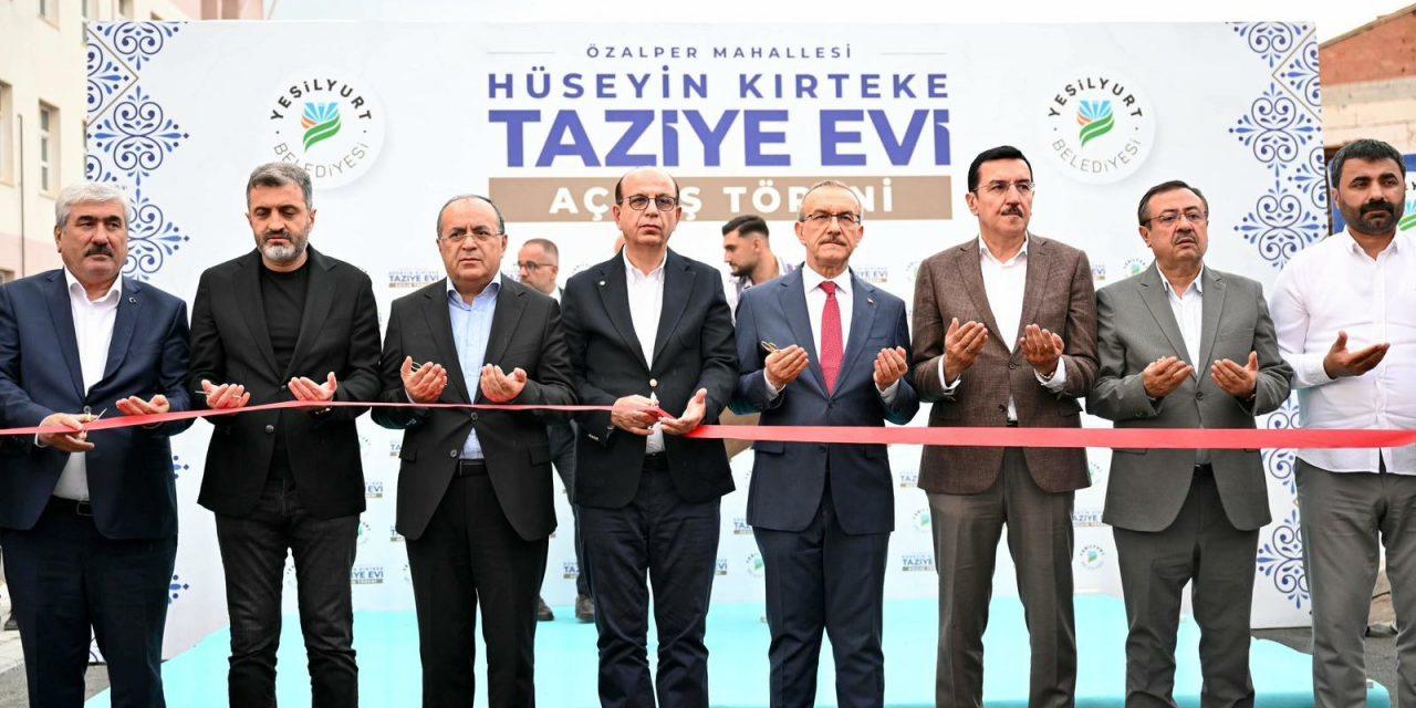 YEŞİLYURT’TA HÜSEYİN KIRTEKE TAZİYE EVİ HİZMETE SUNULDU