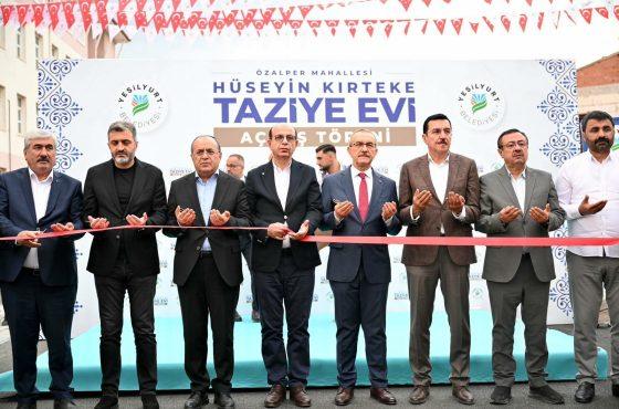 YEŞİLYURT’TA HÜSEYİN KIRTEKE TAZİYE EVİ HİZMETE SUNULDU