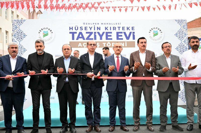 YEŞİLYURT’TA HÜSEYİN KIRTEKE TAZİYE EVİ HİZMETE SUNULDU