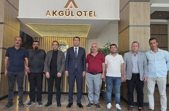 MTSO BAŞKAN ADAYI MAHMUT BOYRAZ’DAN AKGÜL OTEL’E ZİYARET 