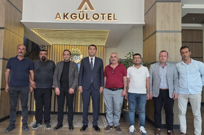 MTSO BAŞKAN ADAYI MAHMUT BOYRAZ’DAN AKGÜL OTEL’E ZİYARET 