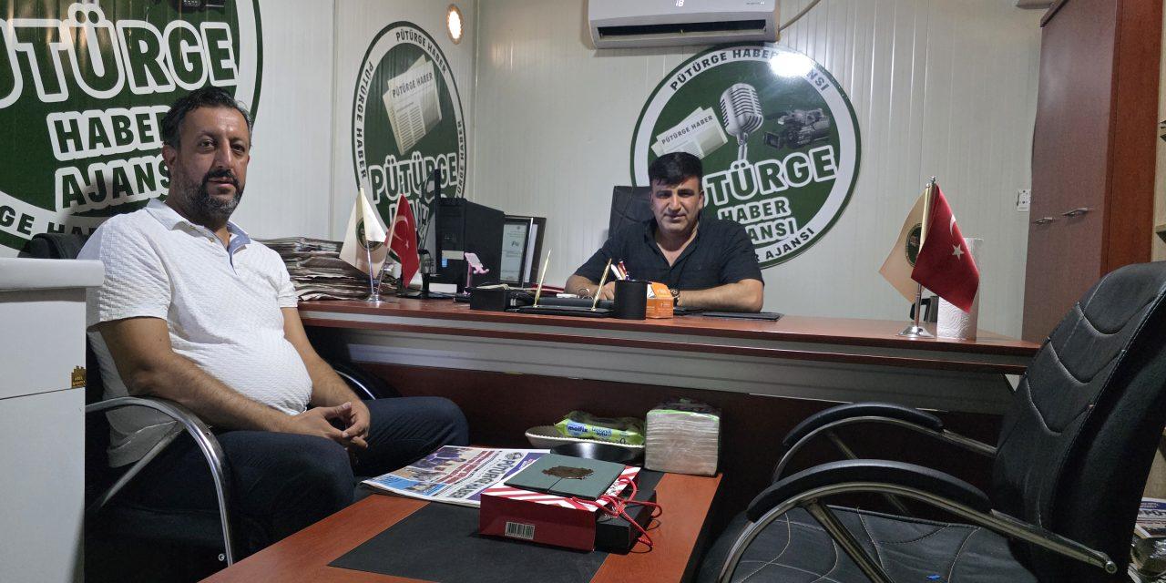 İŞ İNSANI HARUN PAŞAHAN’DAN PÜTÜRGE HABER AJANSI’NA ZİYARET 