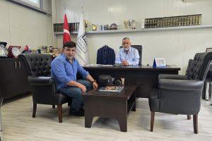 PÜTÜRGE HABER AJANSI’NDAN SMMM ODA BAŞKANI SERDAR BÖKE’YE ZİYARET 