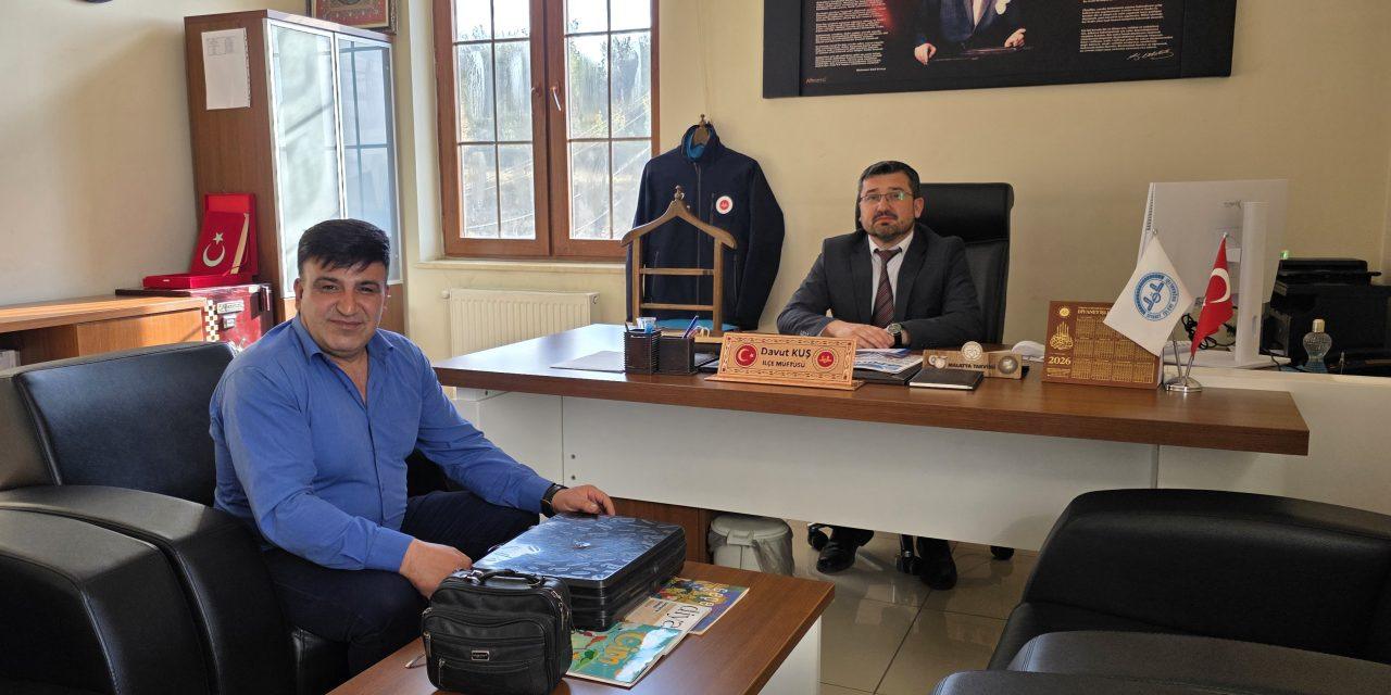 PÜTÜRGE MÜFTÜSÜ DAVUT KUŞ’A PÜTÜRGE HABER AJANSI’NDAN HAYIRLI OLSUN ZİYARETİ 