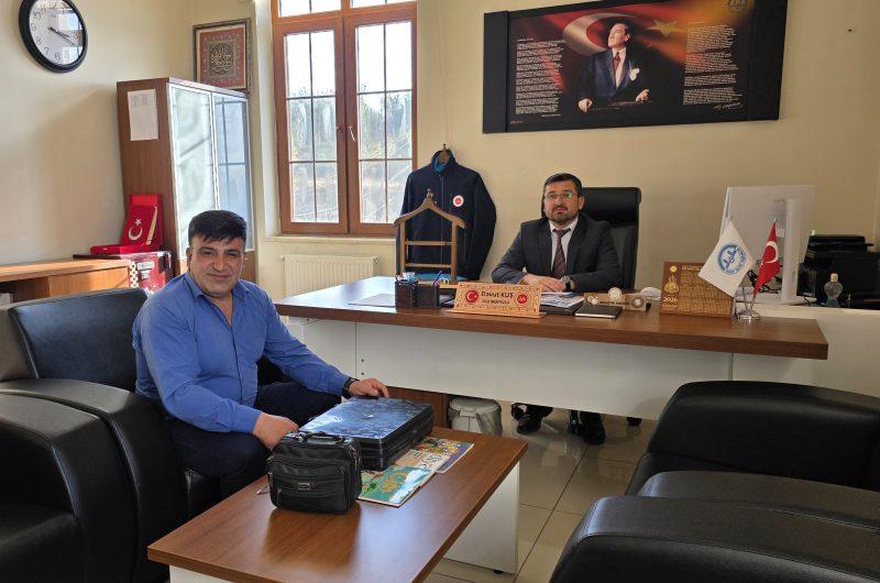 PÜTÜRGE MÜFTÜSÜ DAVUT KUŞ’A PÜTÜRGE HABER AJANSI’NDAN HAYIRLI OLSUN ZİYARETİ 