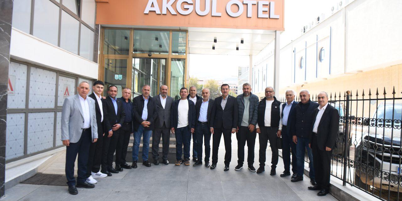 MİLLETVEKİLİ BÜLENT TÜFENKCİ PİYAD YÖNETİMİ’YLE AKGÜL OTEL’DE BİR ARAYA GELDİ 