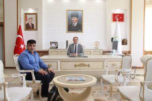 KAYMAKAM ÖZTÜRK’E PÜTÜRGE HABER AJANSI’NDAN HAYIRLI OLSUN ZİYARETİ 