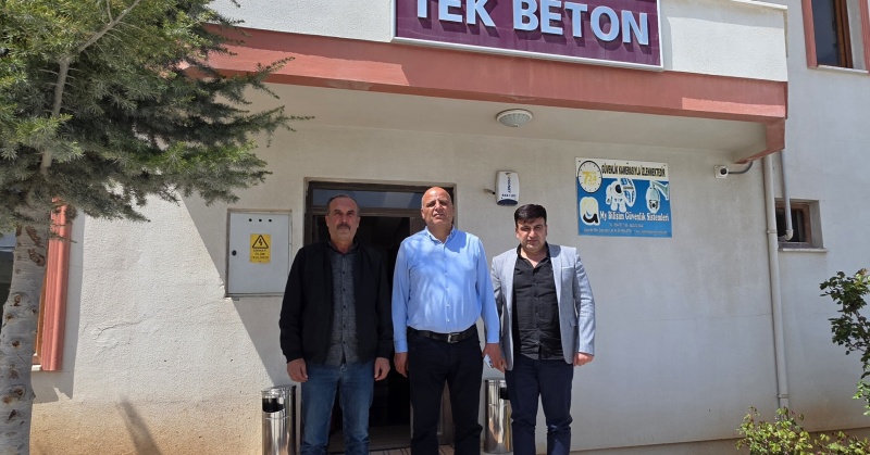 PÜTÜRGE’DEN “TEK BETON” İŞ ADAMI ZEYNAL TAŞ’A ZİYARET 