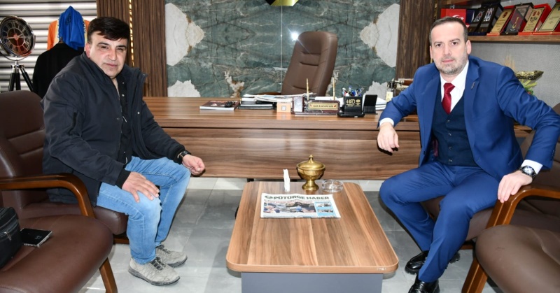 MAGİNDER BAŞKANI SALİH KARADEMİR’E PÜTÜRGE HABER AJANSI’NDAN ZİYARET 