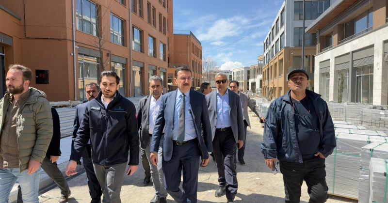 Tüfenkci yeni çarşıda esnaf ziyareti gerçekleştirdi